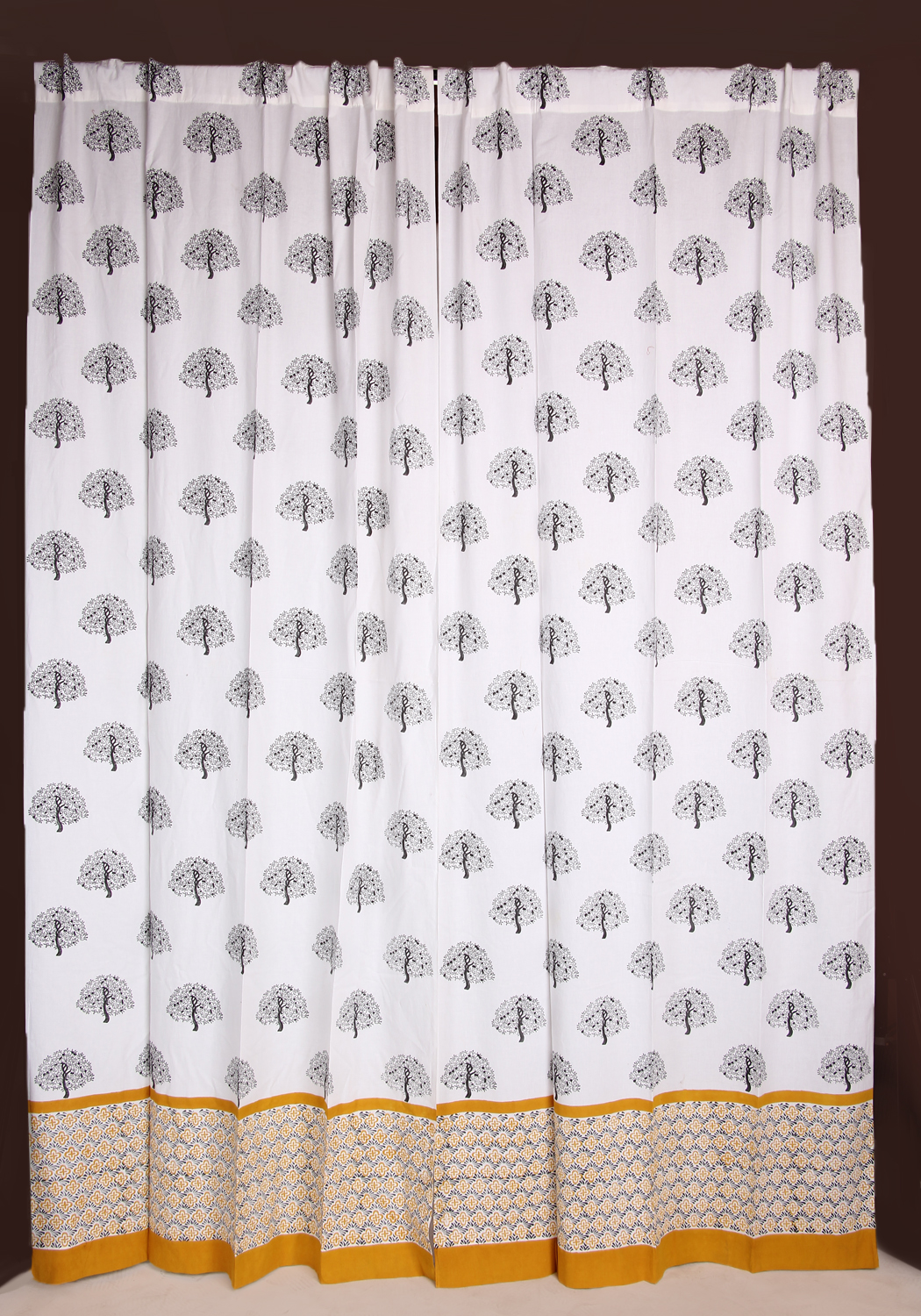 Hand Block Printed Curtains