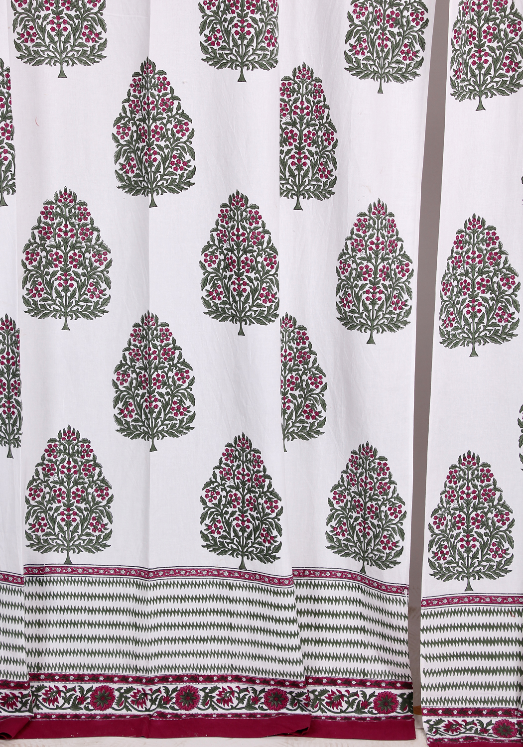 Hand Block Printed Curtains