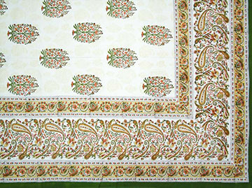 Hand Block Print Table Cover