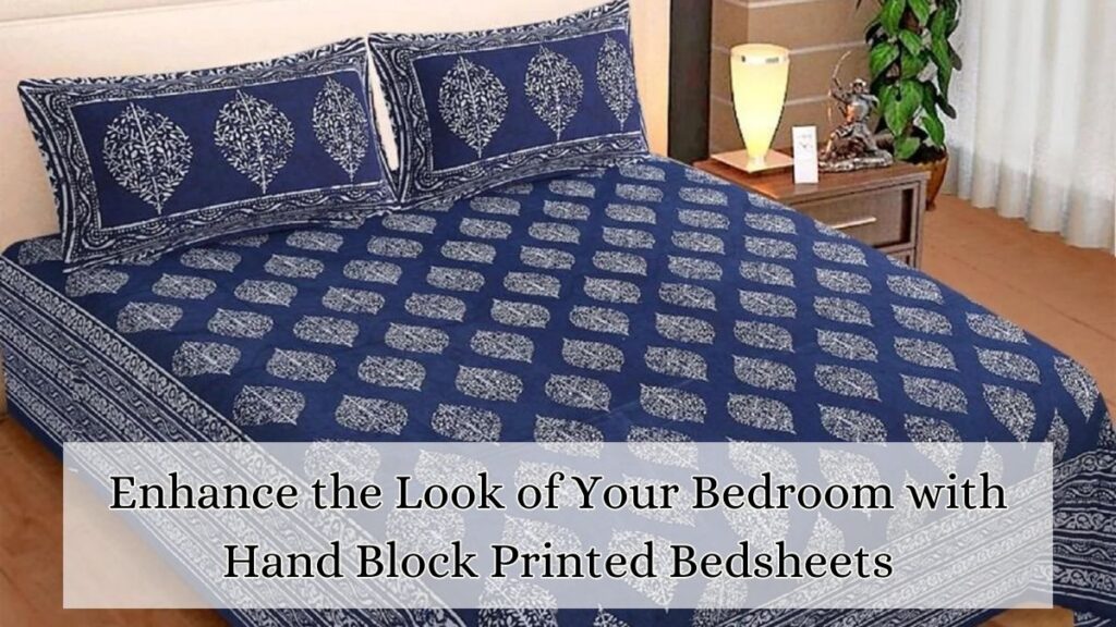hand block printed bedsheets